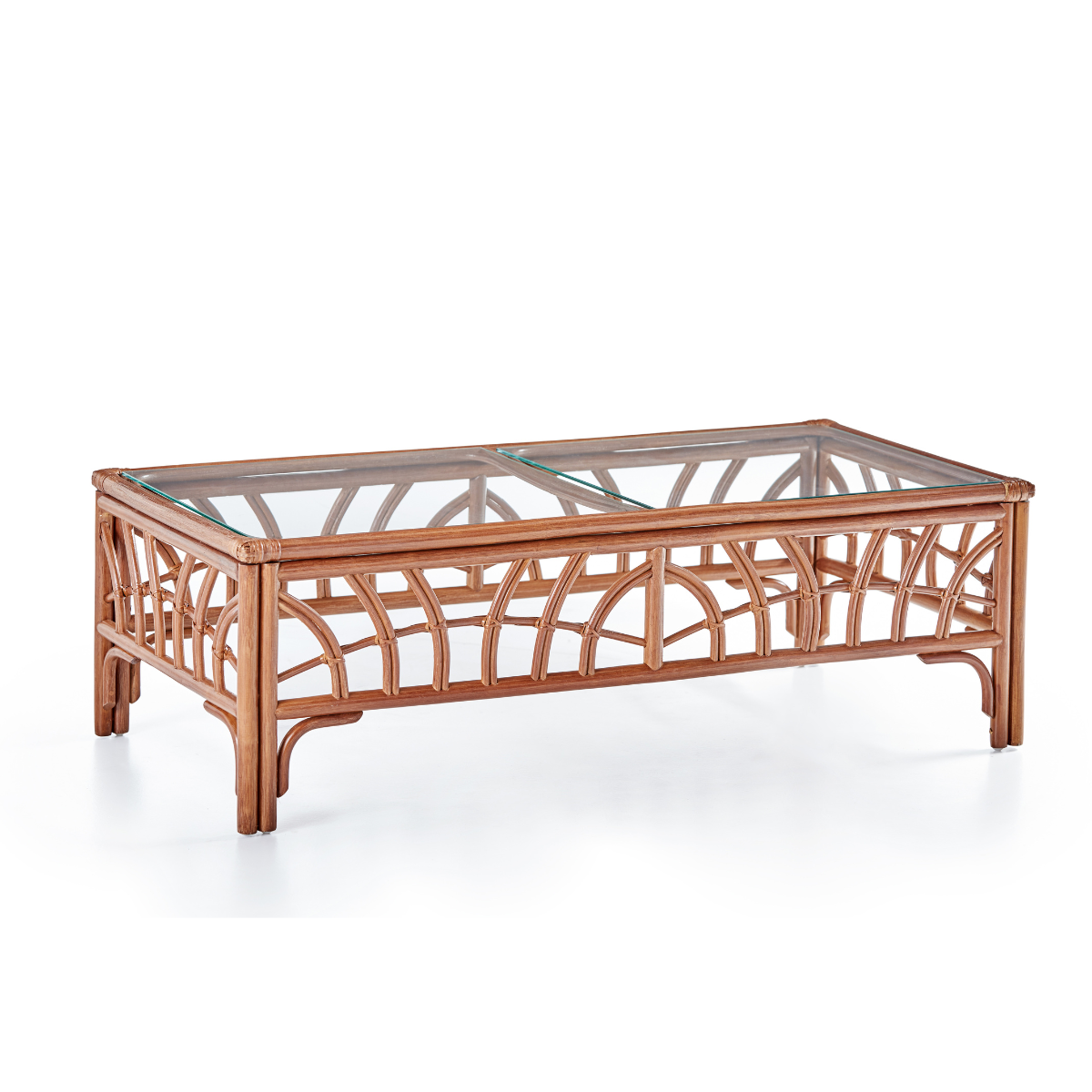South Sea Rattan New Kauai Rattan Indoor Coffee Table