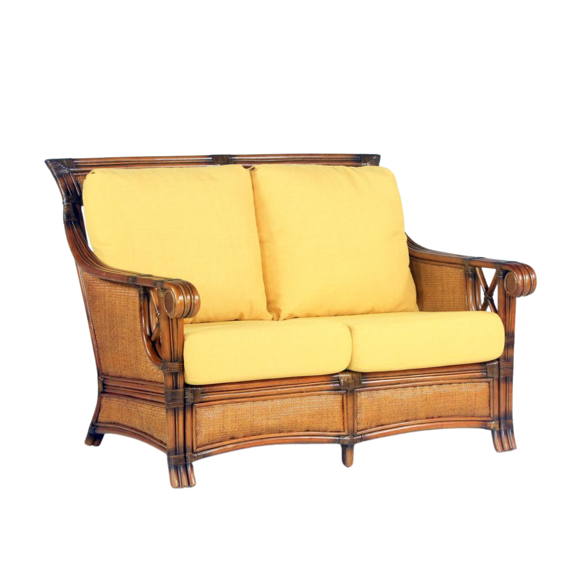 South Sea Rattan Pacifica Rattan Indoor Loveseat