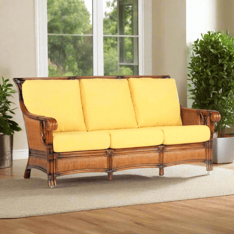 South Sea Rattan Pacifica Rattan Indoor Sofa Set