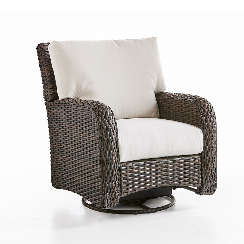 South Sea Rattan Saint Tropez Outdoor Wicker Swivel Glider