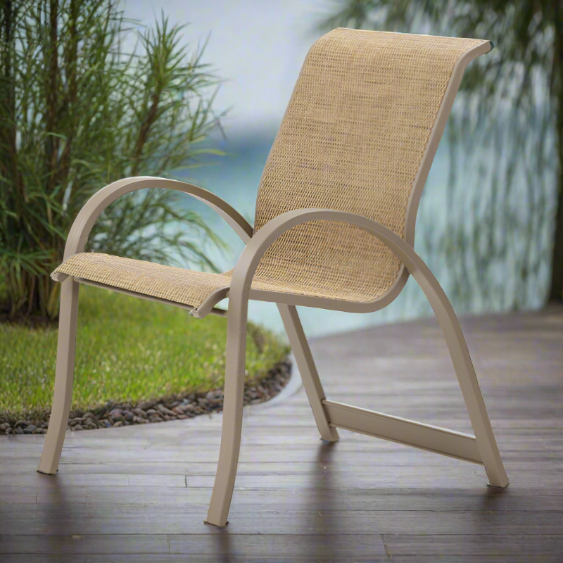 Telescope Casual Aruba II Sling Stacking Arm Chair