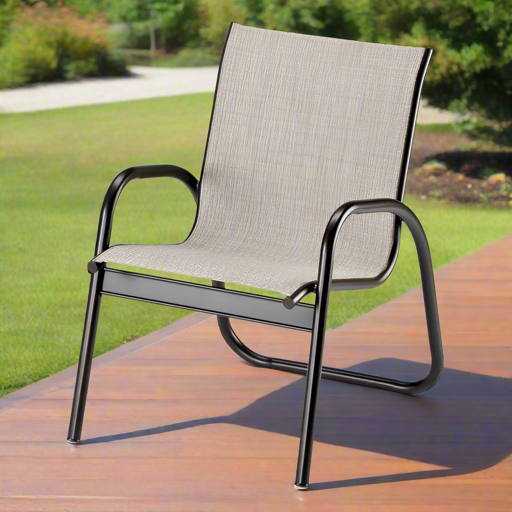 Telescope Casual Gardenella Sling Stacking Arm Chair