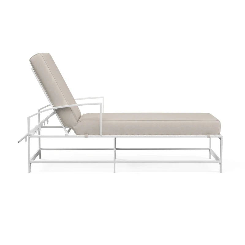Sunset West Bristol Aluminum Outdoor Adjustable Chaise