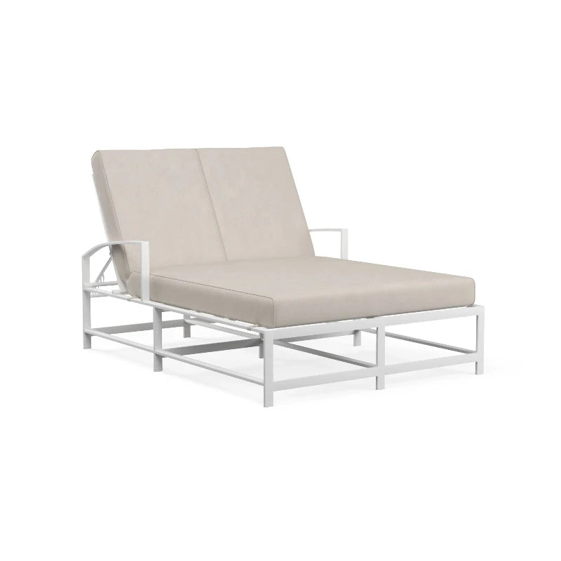 Sunset West Bristol Aluminum Outdoor Double Chaise