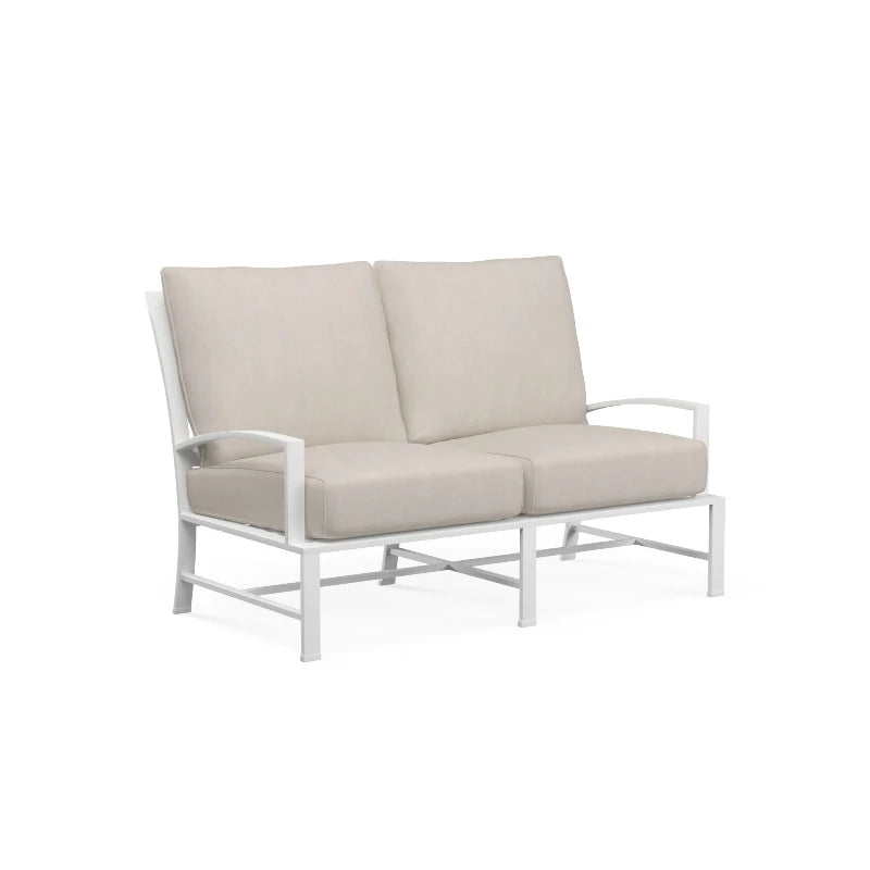 Sunset West Bristol Aluminum Outdoor Loveseat