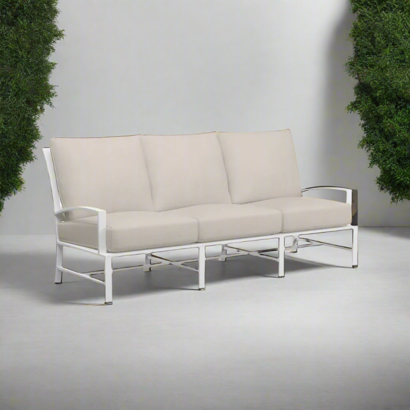 Sunset West Bristol Aluminum Outdoor Sofa