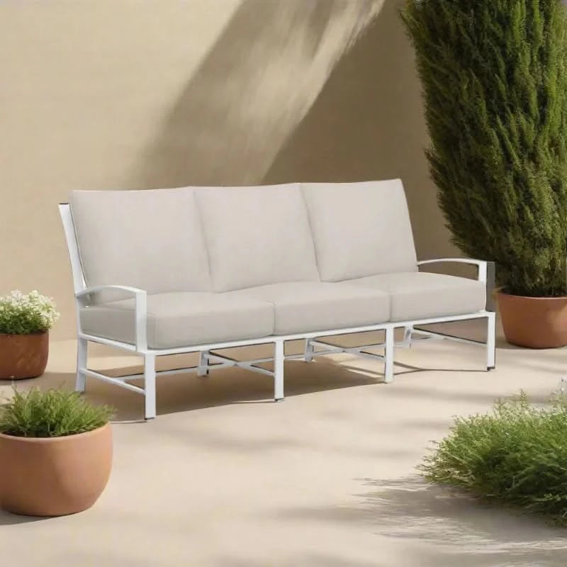 Sunset West Bristol Aluminum Outdoor Sofa