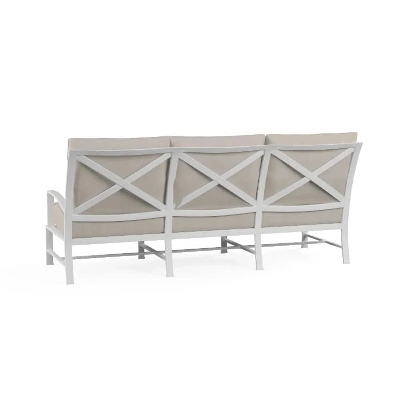 Sunset West Bristol Aluminum Outdoor Sofa