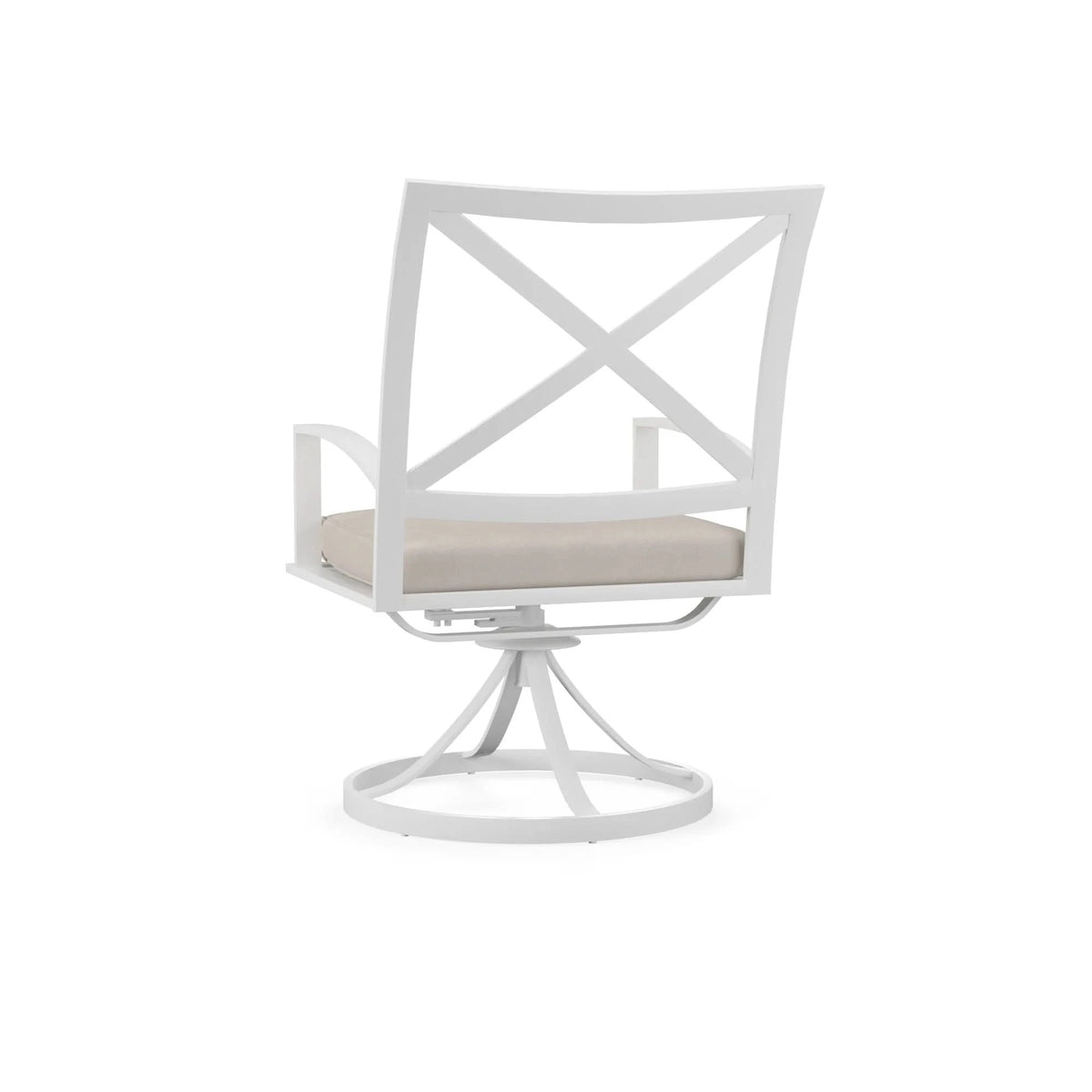 Sunset West Bristol Aluminum Outdoor Swivel Rocking Club Chair