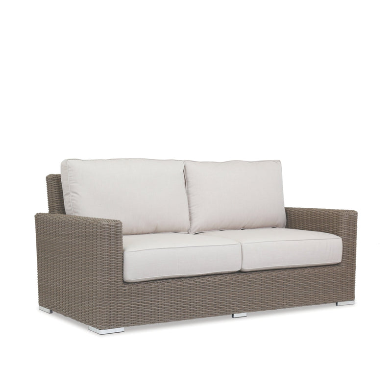 Sunset West Coronado Wicker Outdoor Loveseat With Cushions