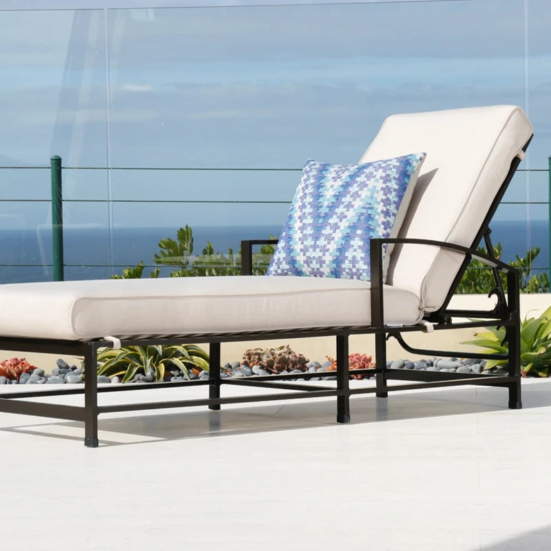 Sunset West La Jolla Aluminum Outdoor Chaise Lounge