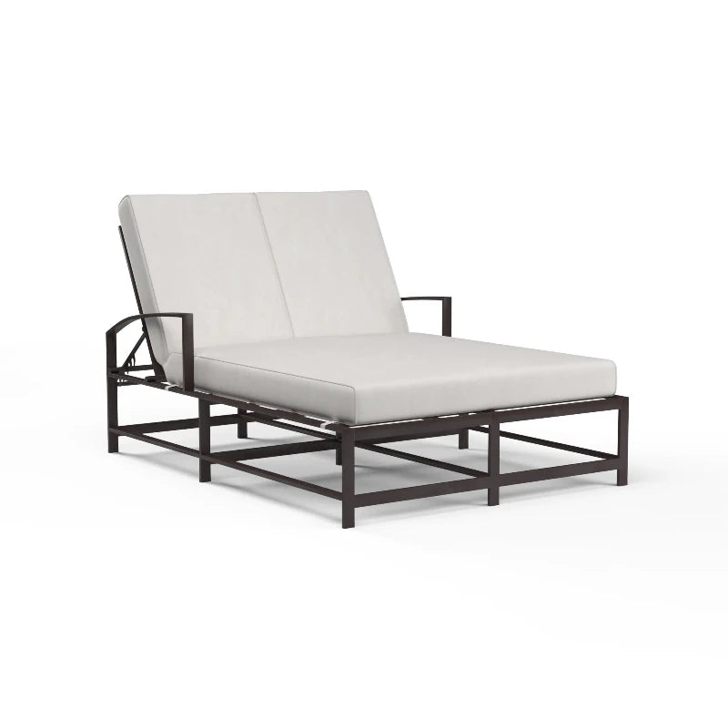 Sunset West La Jolla Aluminum Outdoor 2-Person Double Chaise