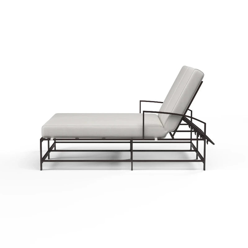 Sunset West La Jolla Aluminum Outdoor 2-Person Double Chaise