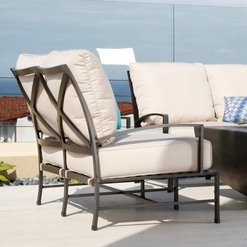 Sunset West La Jolla Aluminum Outdoor Loveseat