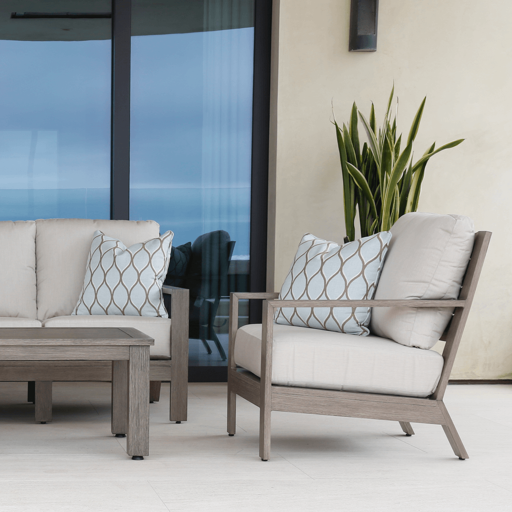 Sunset West Laguna Aluminum Outdoor Club Chair
