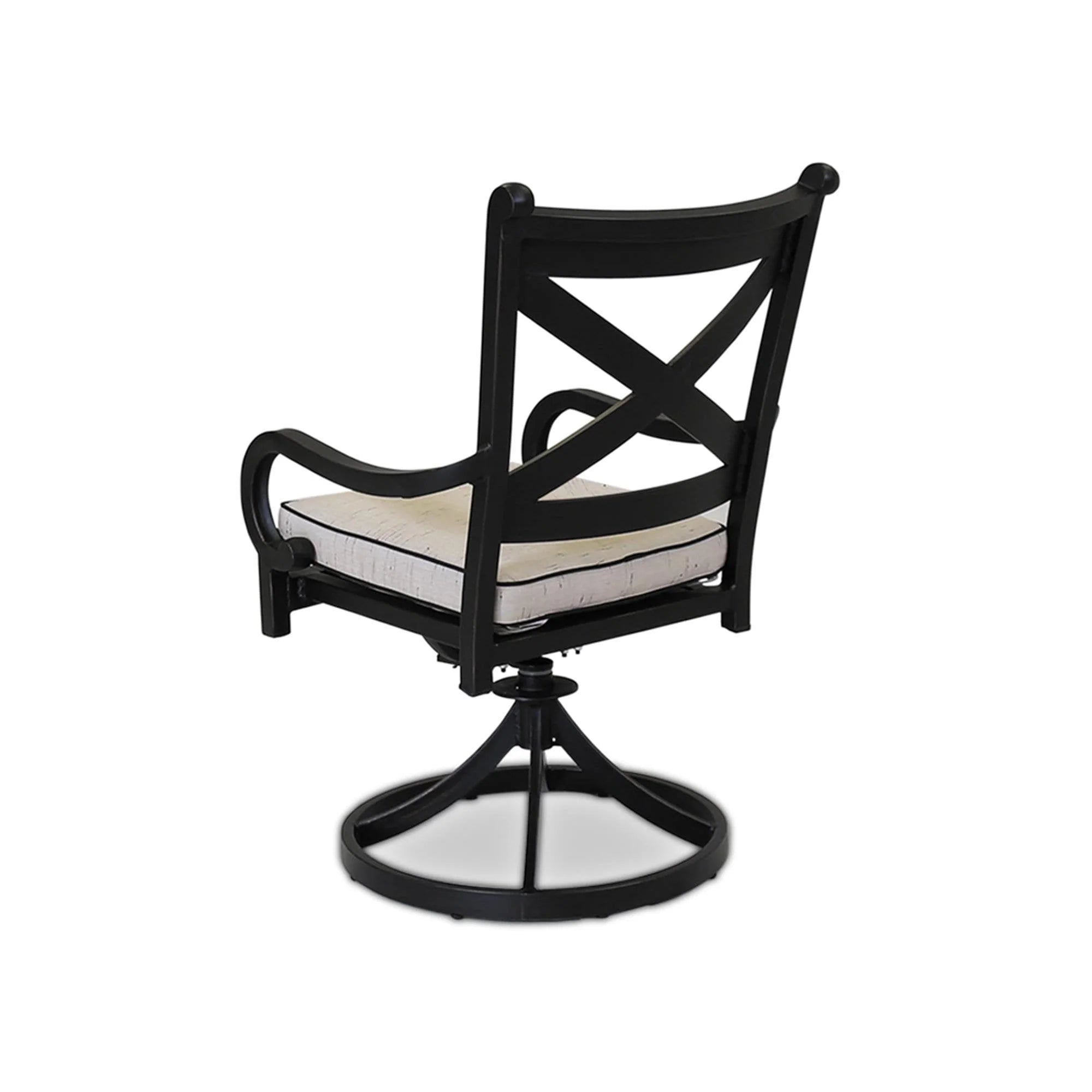 Sunset West Monterey Aluminum Outdoor Swivel Rocking Dining Chair