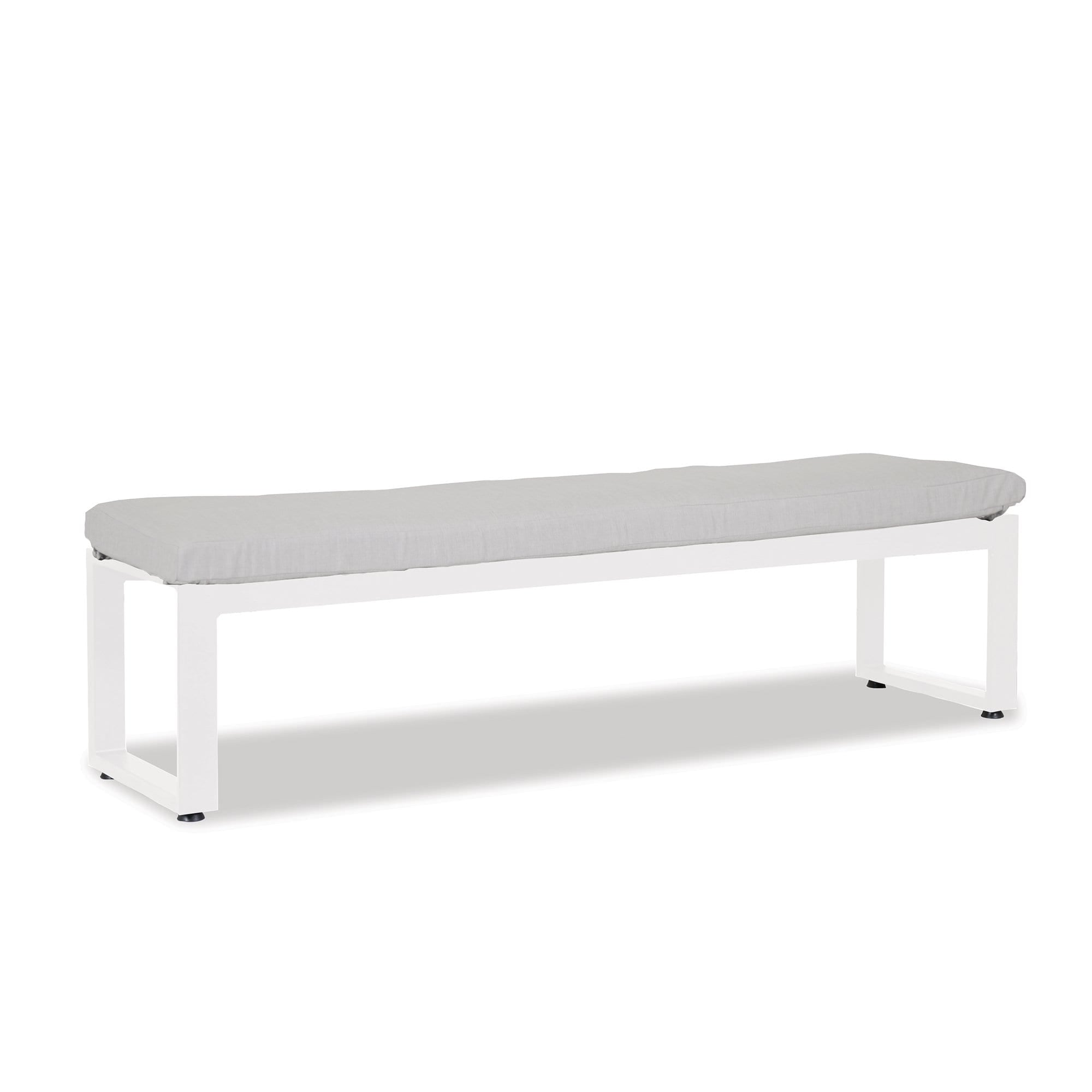 Sunset West Newport Aluminum Outdoor Dining Bench