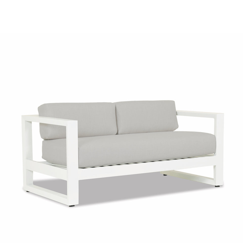 Sunset West Newport Aluminum Outdoor Loveseat