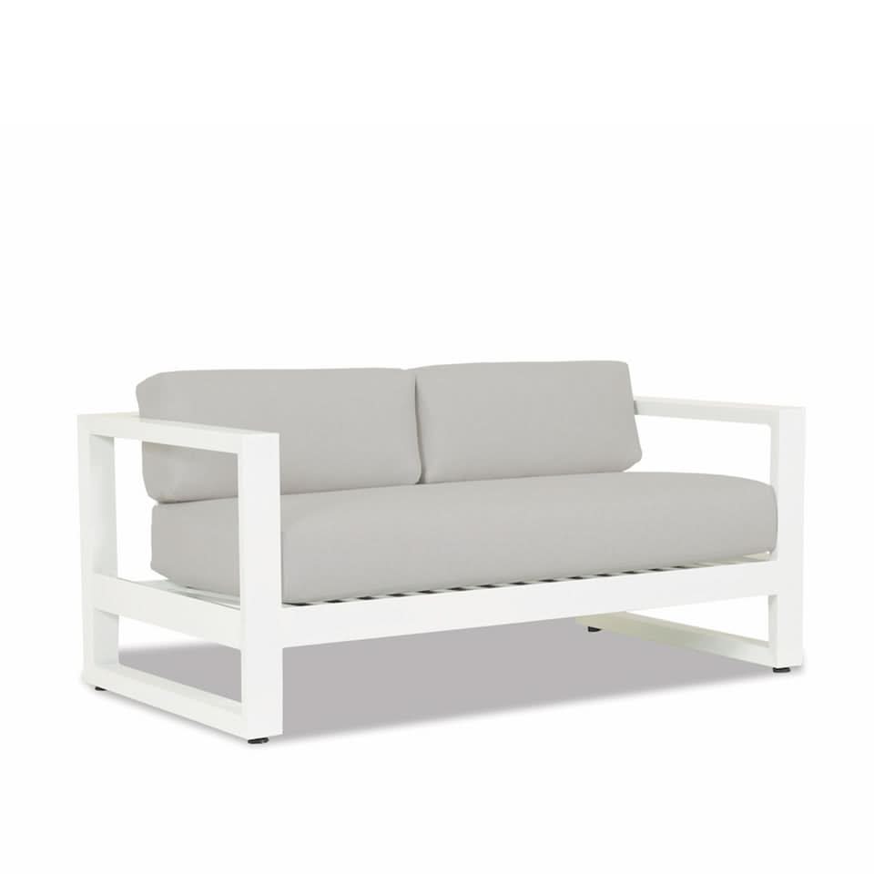 Sunset West Newport Aluminum Outdoor Loveseat