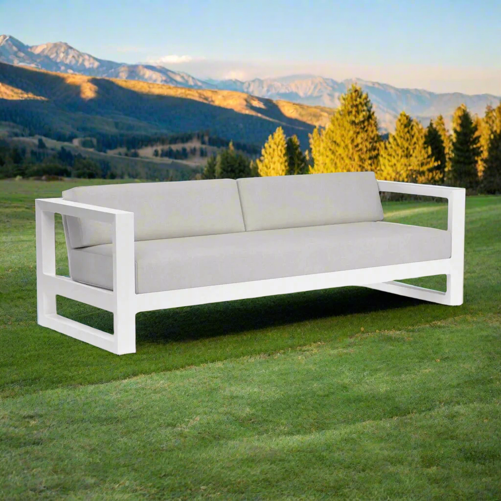 Sunset West Newport Aluminum Outdoor Sofa