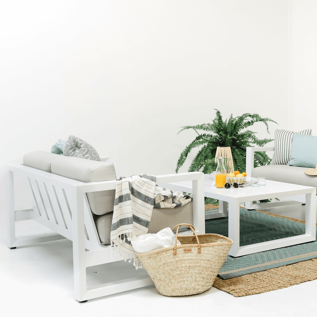 Sunset West Newport Aluminum Outdoor Sofa