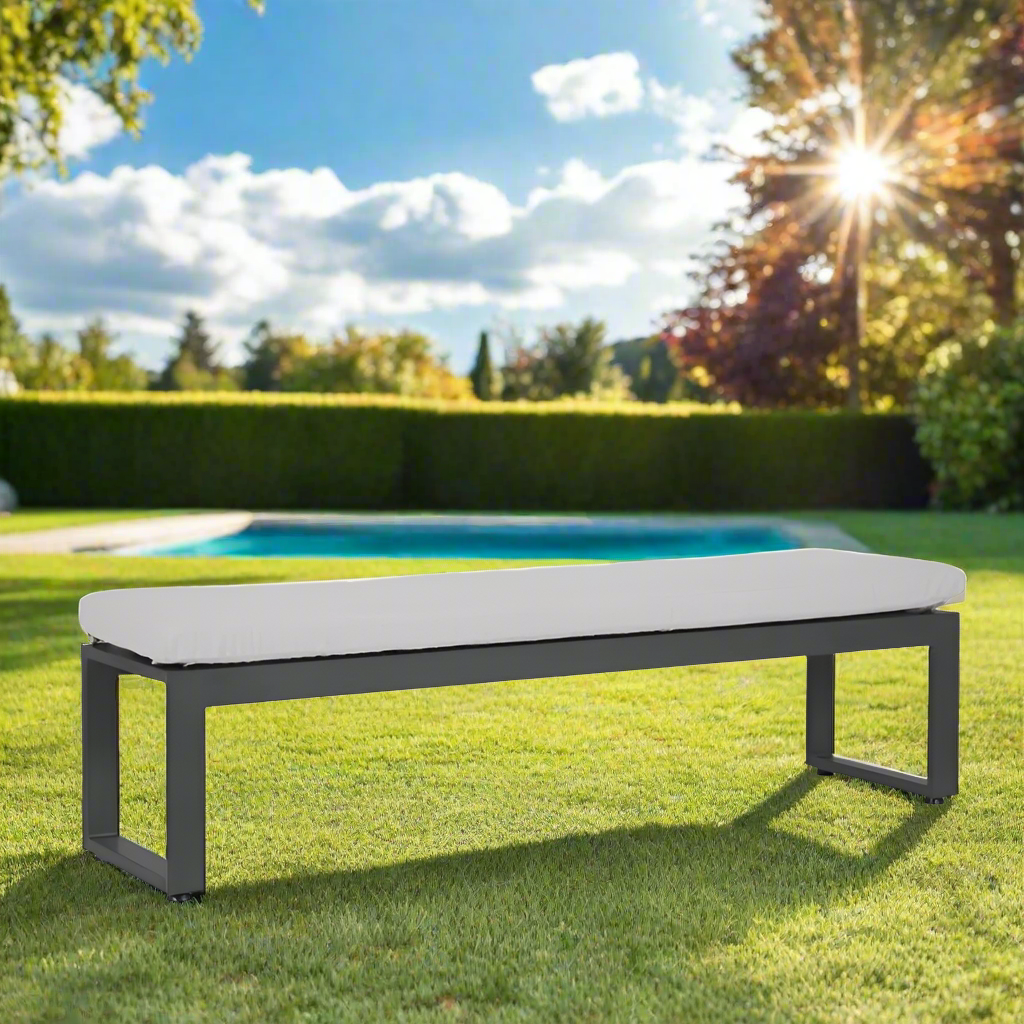 Sunset West Redondo Aluminum Outdoor Dining Bench
