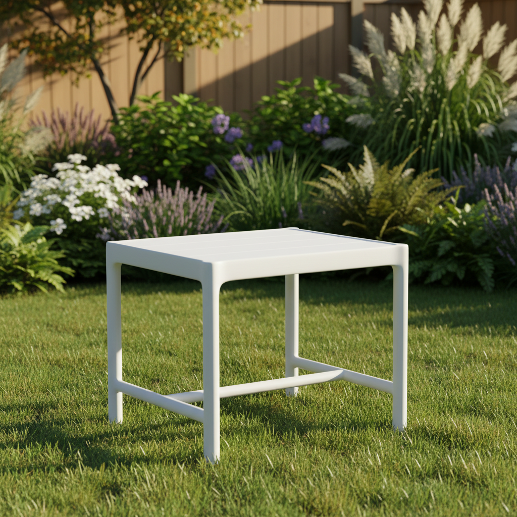 Sunset West Sabbia Aluminum Outdoor End Table