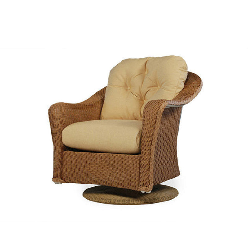 Lloyd Flanders Reflections Wicker Outdoor Swivel Rocker Lounge Chair