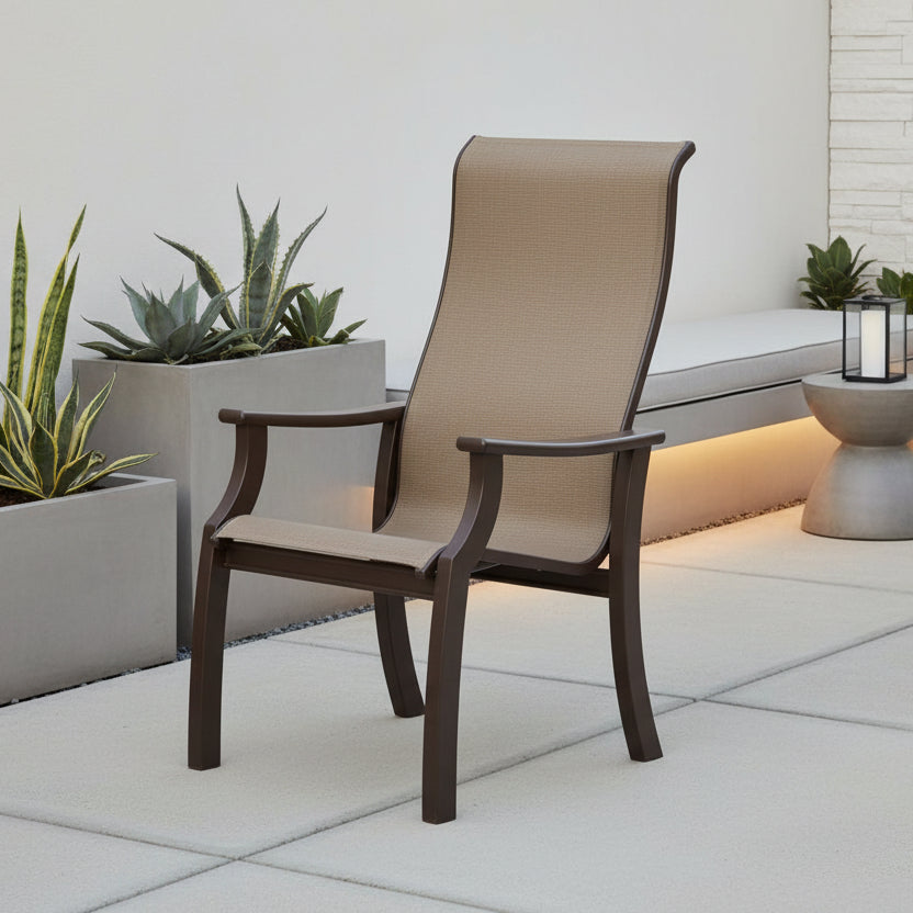 Telescope Casual St. Catherine MGP Sling Supreme Dining Arm Chair