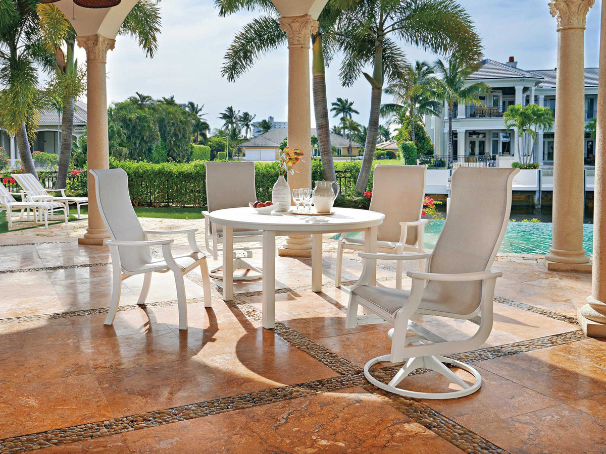 Telescope Casual St. Catherine MGP Sling Outdoor Dining Swivel Rocker