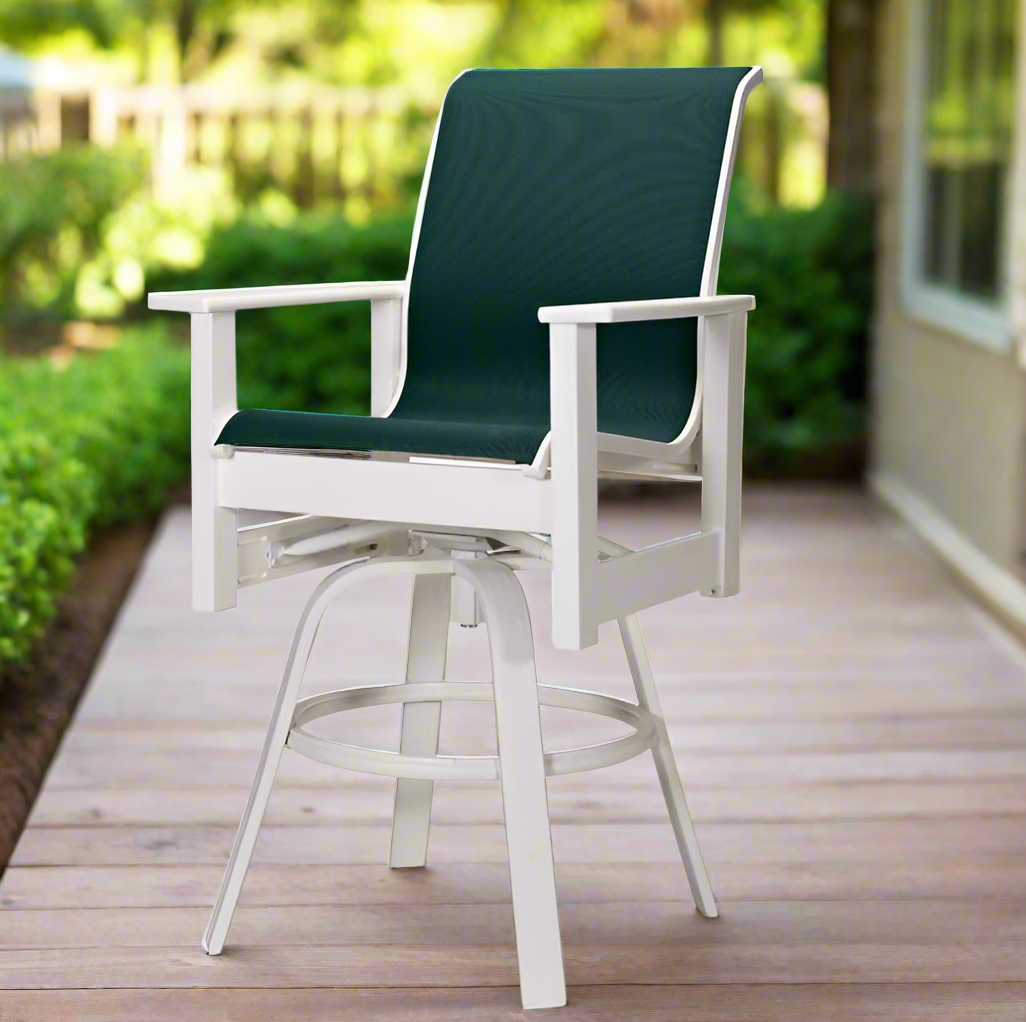 Telescope Casual Leeward MGP Sling Balcony Height Swivel Arm Chair