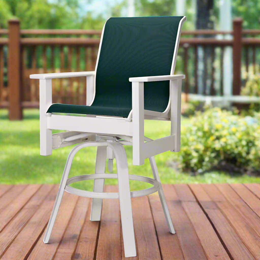 Telescope Casual Leeward MGP Sling Bar Height Swivel Arm Chair