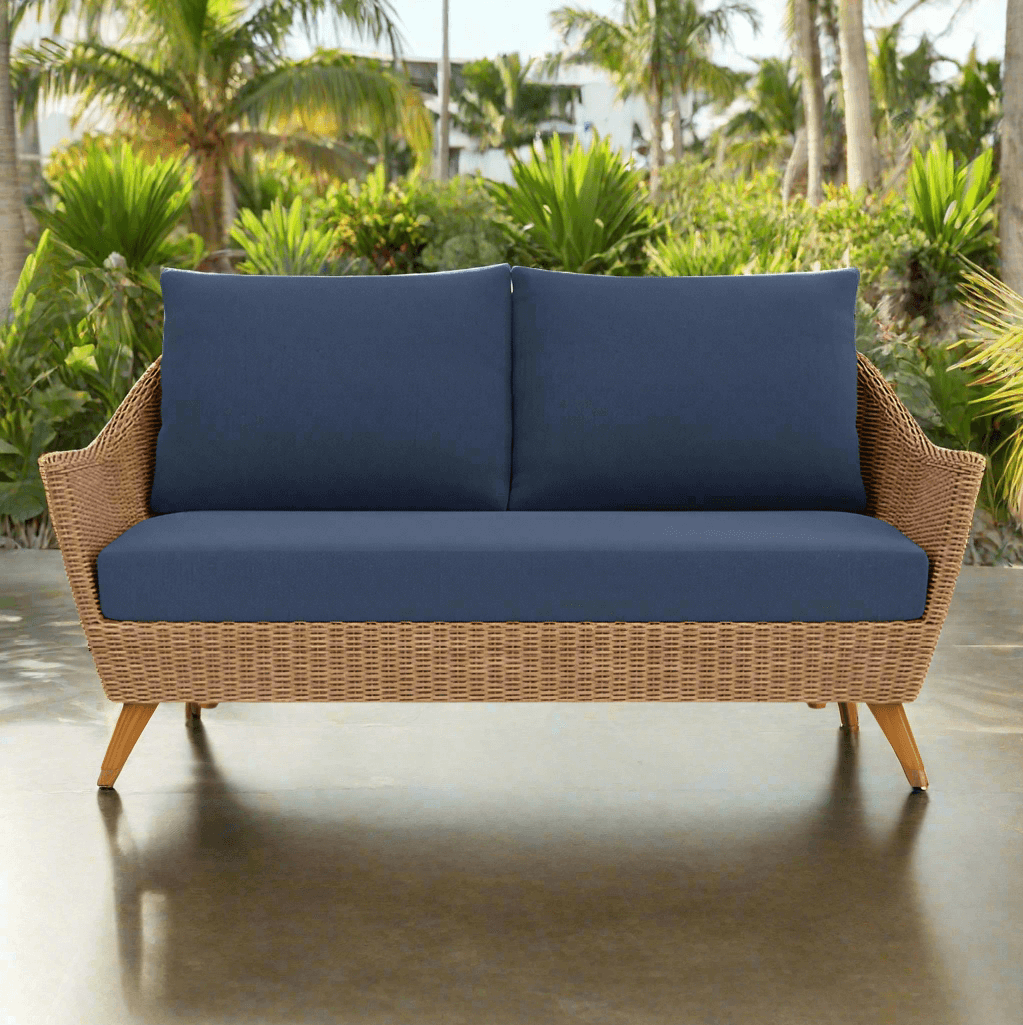 Lloyd Flanders Tobago Woven Vinyl Loveseat Image