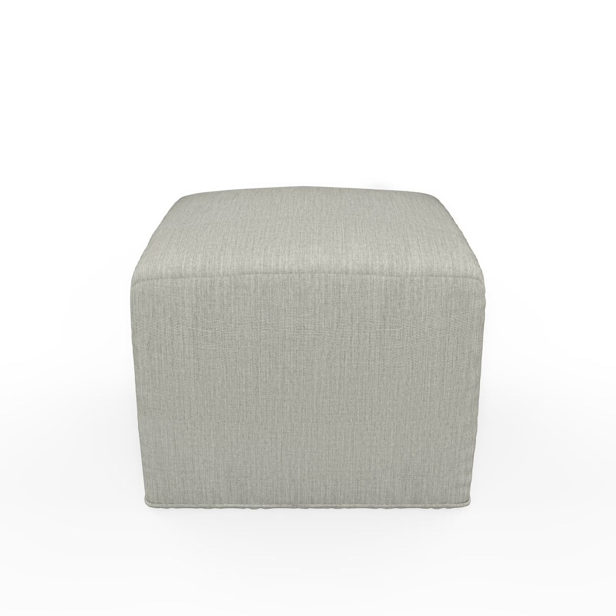 Forever Patio Tuscino Recycled Poly Lumber Outdoor Cube Ottoman