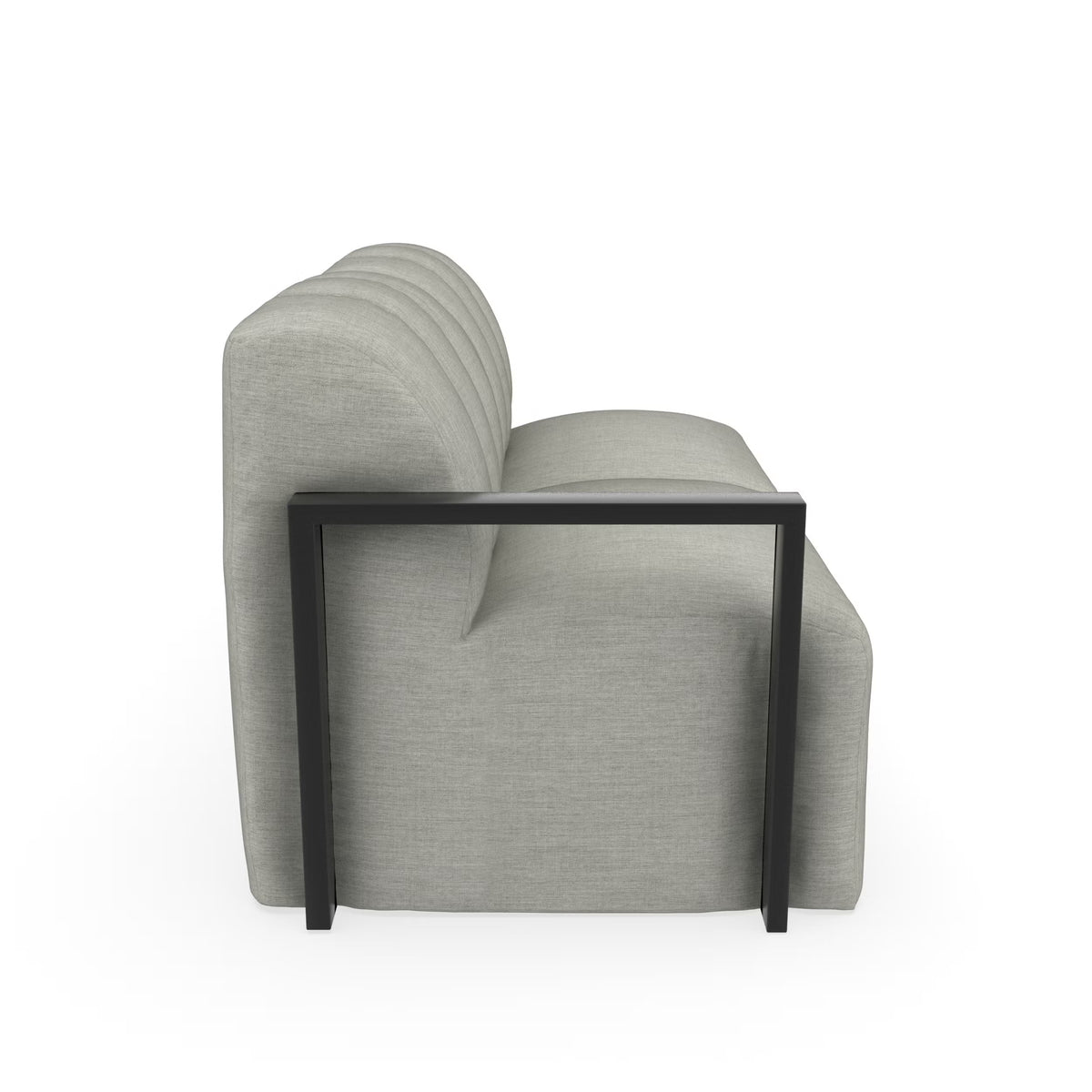 Forever Patio Tuscino Recycled Poly Lumber Outdoor Sectional Right Arm Loveseat