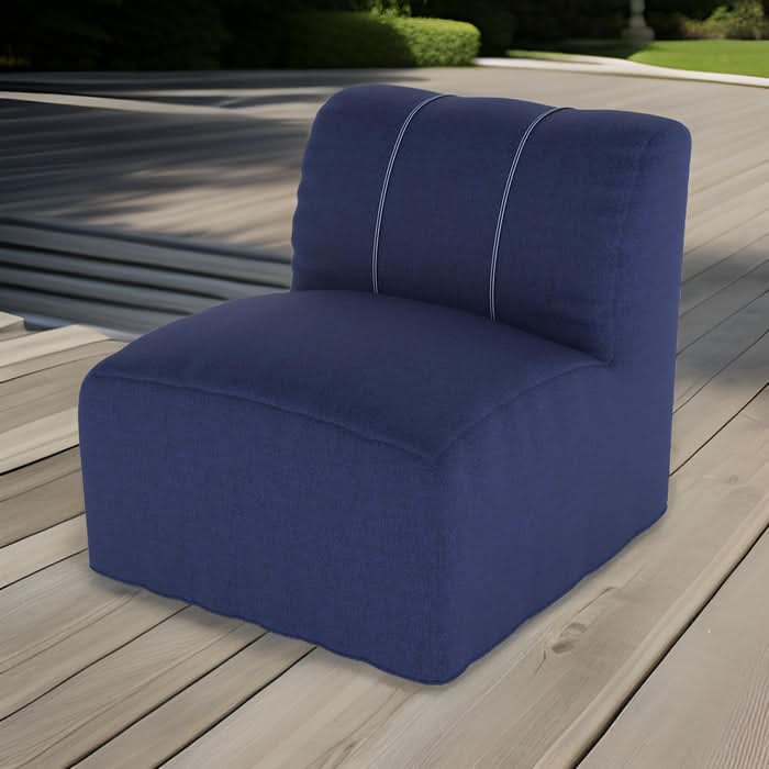 NorthCape International Tuscino Recycled Poly Lumber Outdoor 4-Person Corner Sectional Set