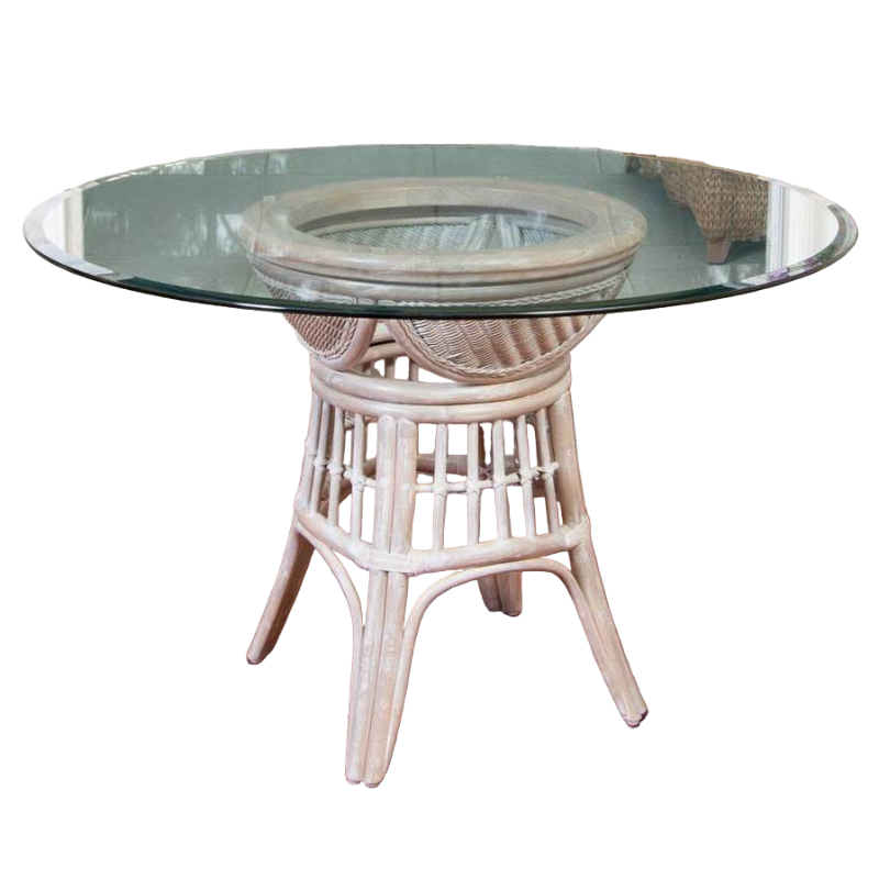 Alexander & Sheridan Bermuda Natural Rattan Indoor Dining Table