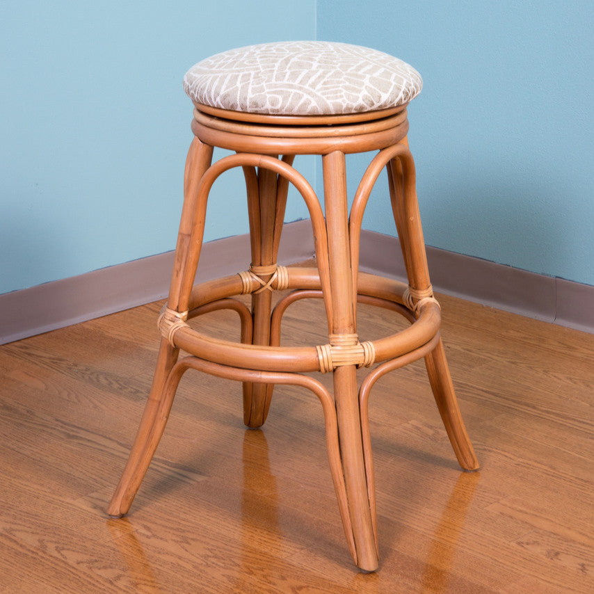 Alexander & Sheridan Universal Rattan Indoor 30" Backless Bar Stool