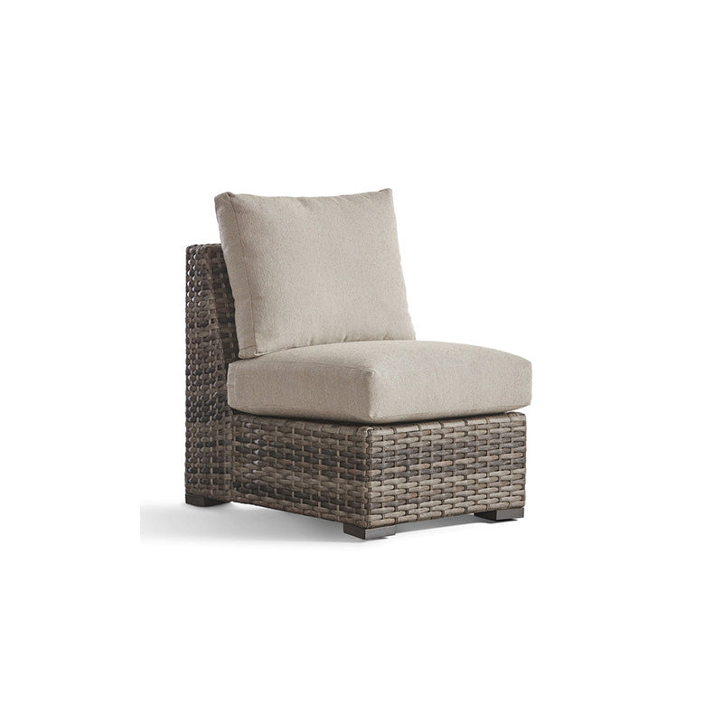 South Sea Rattan New Java Resin Wicker Outdoor Armless Sectional Chair