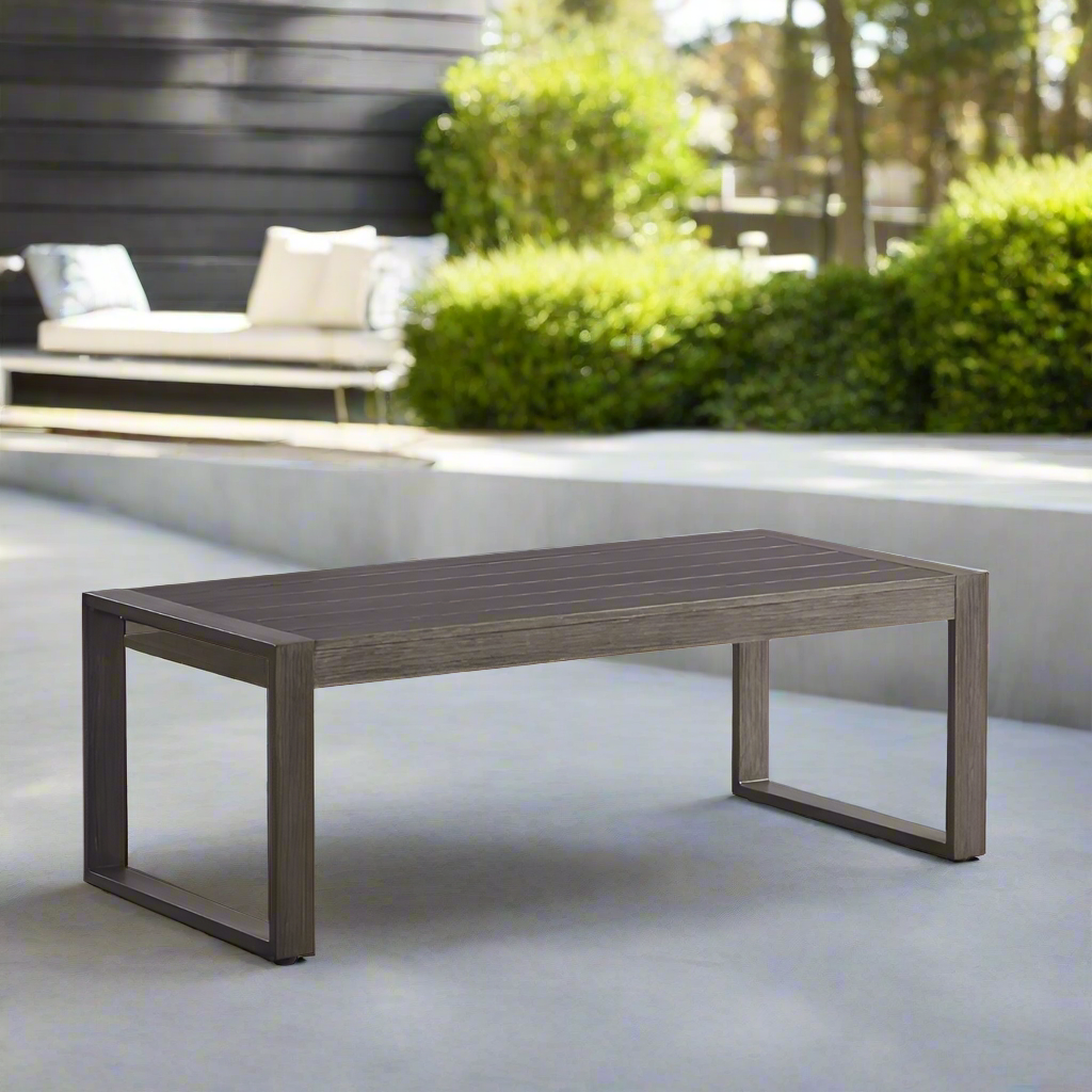 South Sea Rattan Ryan Outdoor Aluminum Coffee Table