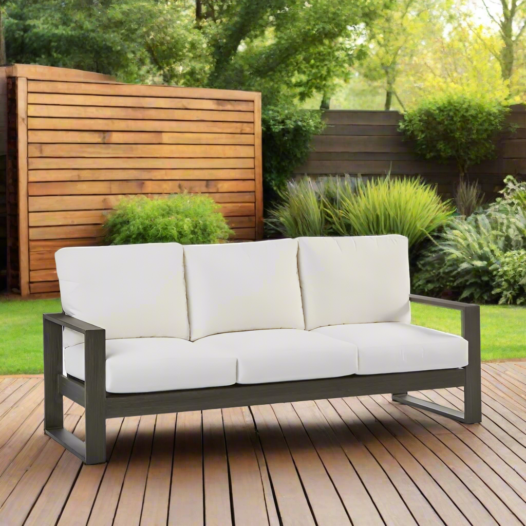 South Sea Rattan Ryan Aluminum Outdoor Sofa