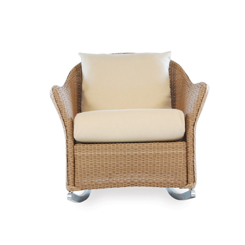Lloyd Flanders Weekend Retreat Wicker Outdoor Lounge Rocker