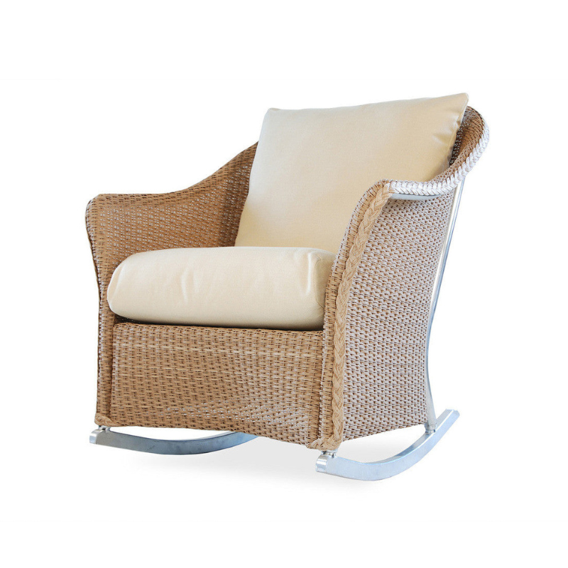 Lloyd Flanders Weekend Retreat Wicker Outdoor Lounge Rocker