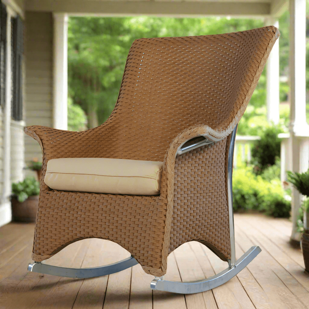 Lloyd Flanders Mandalay Wicker Outdoor Porch Rocker