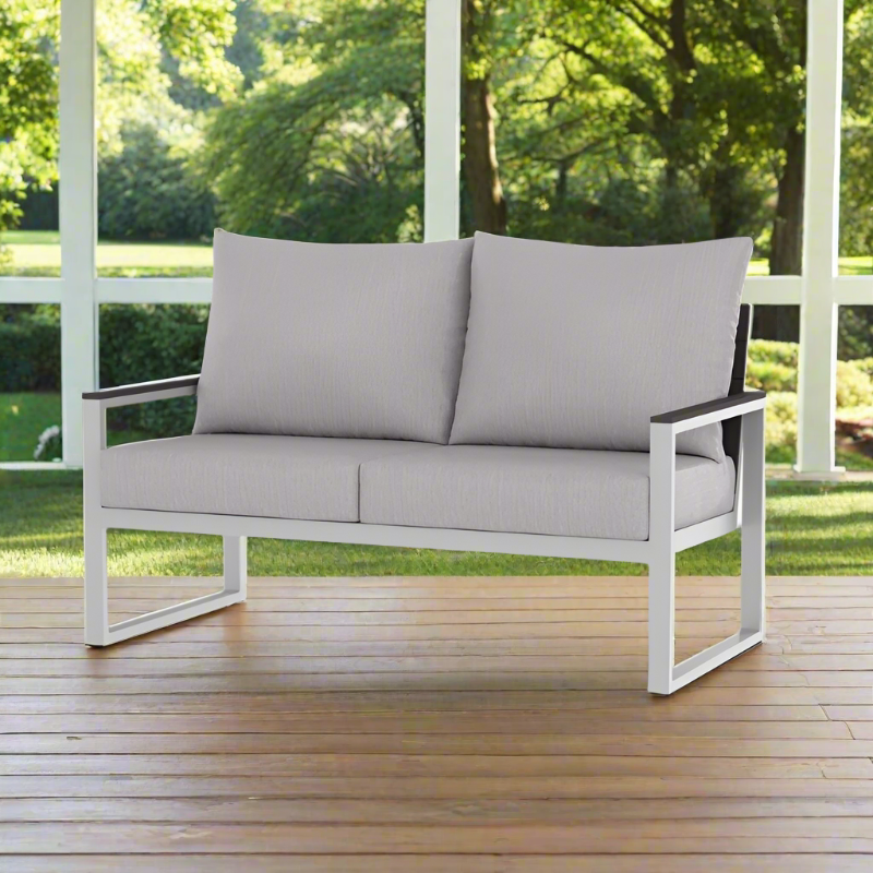 DecoScape Modera Aluminum Outdoor Loveseat