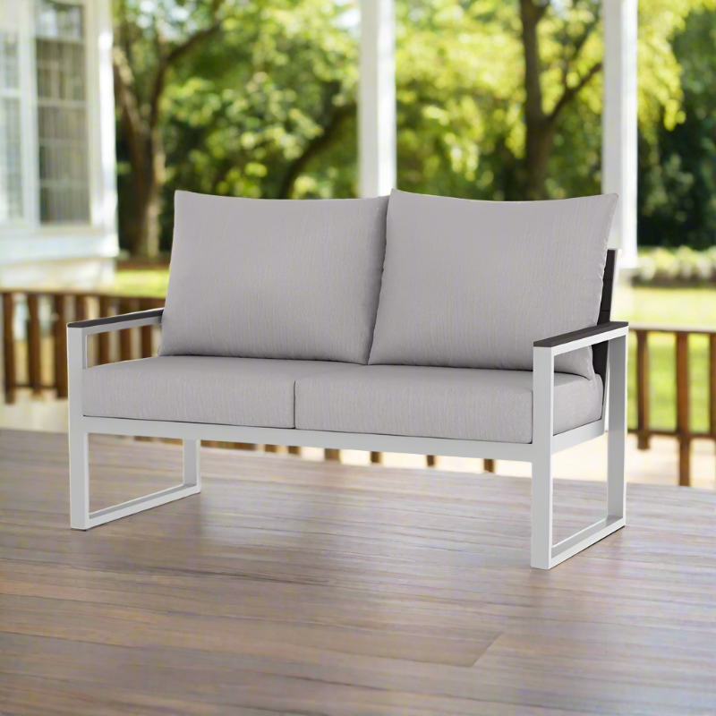 DecoScape Modera Aluminum Outdoor Loveseat