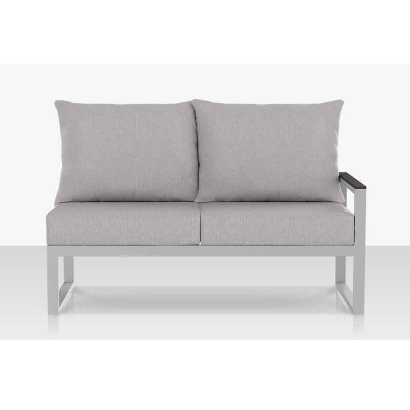 DecoScape Modera Aluminum Outdoor Right Arm Loveseat