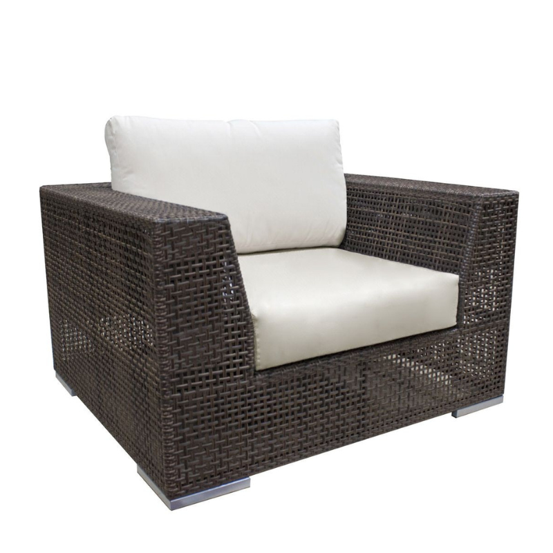 Hospitality Rattan Atlantis Wicker Outdoor Lounge Chair