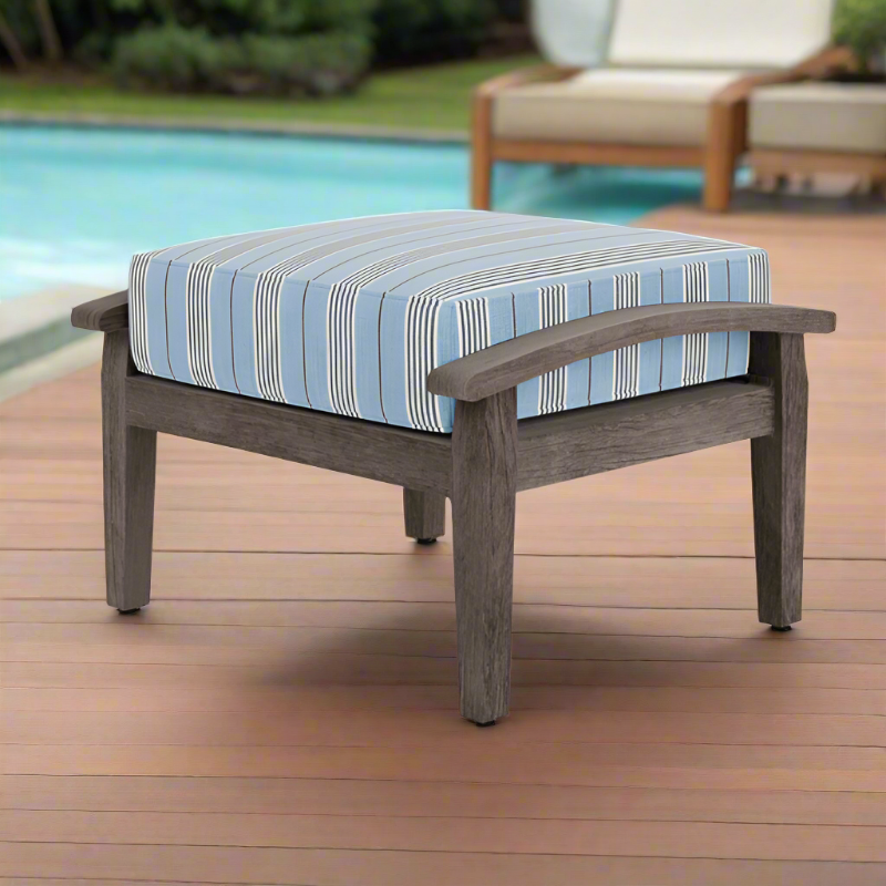 Lloyd Flanders Frontier Wicker Outdoor Ottoman