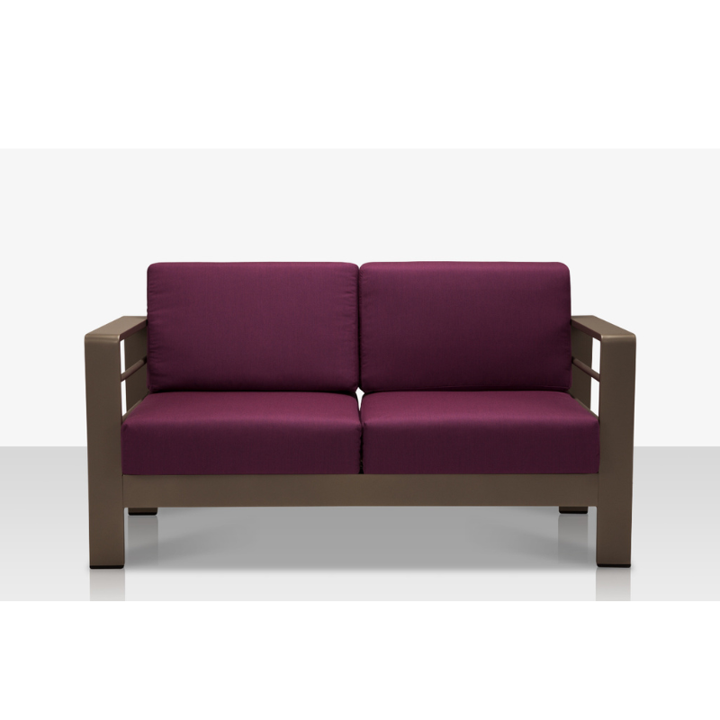 DecoScape Omni Aluminum Outdoor Loveseat